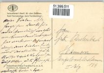 Frau Indanthren Künstlerkarte