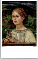 sign. Schiestl, Matthäus Mathilde Verlag Wiechmann Künstler S Künstlerkarte