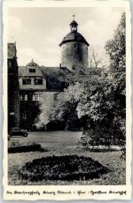 07381 O6840 Pößneck - Burg Ranis burghof Gasthaus
