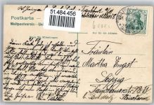 60308 W6000 Frankfurt am Main 1907 - Kaiserstraße Uhrturm Tapetenhaus Jost