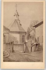 64354 W6101 Georgenhausen Künstlerkarte Kirche