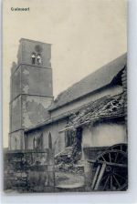 57590 Craincourt 1916 - Kirche zerstört Feldpost WK I