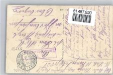 57590 Craincourt 1916 - Kirche zerstört Feldpost WK I