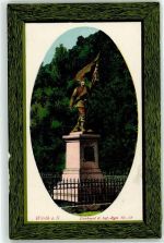 67360 Woerth Wörth an der Sauer Lithographie / Künstlerkarte Denkmal des Infanterie Regiments Nr 88
