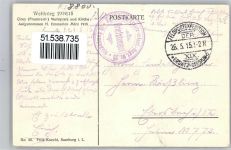 70190 Cirey 1915 - Kirche Straßenansicht