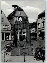 63667 W6478 Nidda - Martplatz Brunnen