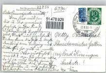 97980 W6990 Bad Mergentheim - Kuranstalt Deutscher Hof