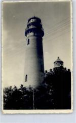 18556 O2331 Arkona Foto AK Alter und Neuer Leuchtturm