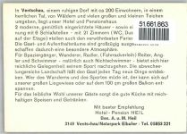 21371 W2121 Ventschau Werbe AK Hotel Pension Gasthaus Heil