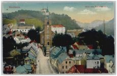 04736 O7305 Waldheim , Sachs - Blick vom Rathausturm