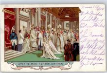 Papst, Vatikan Christliche Persönlichkeit 1900 Lithographie