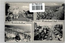 25997 W2284 Hörnum (Sylt) - Aptierter Stempel Strand Straßenansicht Westerland