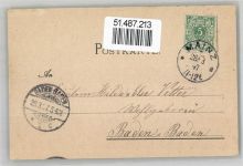 55116 W6500 Mainz a Rhein 1897 Lithographie Stadthalle