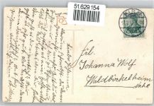 55601 W6570 Kirn , Nahe 1910 - Blick von Westen