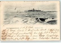 Scheveningen Den Haag Raddampfer Th.J. de Koning Seebäderschiff 1902