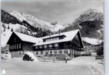 87561 W8980 Reichenbach b Oberstdorf Winter Hotel Gasthaus Hirsch