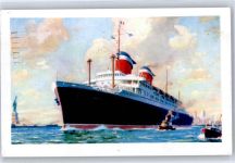 Schiffe Dampfer Amerika 1956