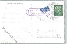65366 W6222 Marienthal - Landpoststempel Notopfer
