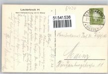 36341 W6420 Lauterbach (Hessen) Künstlerkarte sign. Karl Winkel