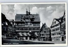 72070 W7400 Tübingen - Marktplatz Rathaus Notopfer