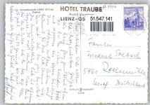 9900 Lienz - Hotel Traube Terrasse