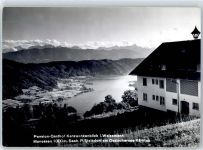 9551 Steindorf am Ossiacher See 1962 - Pension Gasthaus Karawankenblick