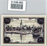 Neustettin Szczecinek 1922 Notgeldschein 75 Pfennig 1922