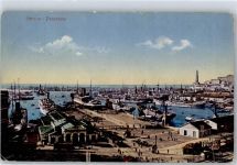 16100 Genova Lithographie Hafen