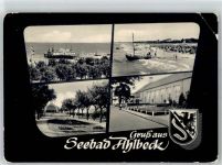 17375 O2111 Ahlbeck - Seebad Strand Seebrücke
