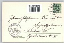Hufeisen Kleeblatt Neujahr Schwein 1898