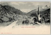 6450 Sölden Lithographie Kirche