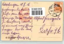 88662 W7770 Überlingen , Bodensee 1916 Künstlersteindruck Eingang zum Rathaus