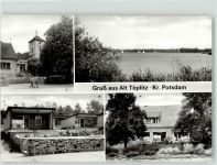 14542 O1501 Töplitz - Postamt Kirche Zernsee Ferienobjekt Einkaufszentrum