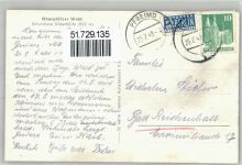 95671 W8599 Bärnau , Oberpf - Schutzhaus Silberhütte Ort lt. Stempel