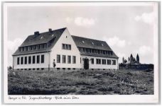 67346 W6720 Speyer Foto AK Jugendherberge - Blick zum Dom