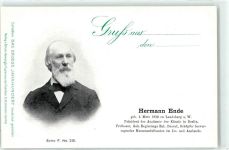 Ende, Hermann Portrait Künstler