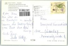 02625 O8600 Bautzen - Nikolaiturm Michaeliskirche Rathaus Wohnhochhaus Hauptmarkt
