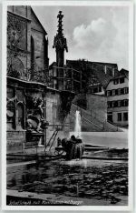 74523 W7170 Schwäbisch Hall - Marktbrunnen Pranger AKU2