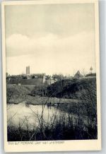 71260 Peronne - Blick auf die Stadt über Wall und Graben