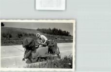 Roller Frau Motorrad FOTO KEINE AK