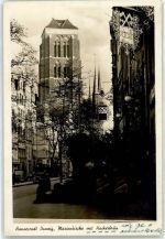 Danzig Gdansk - Marienkirche mit Hackerbräu