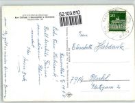 65343 W6228 Rauenthal , Rheingau - Kirche Handlung Kurt Chilleck Hauptstraße