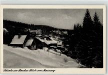 38879 O3706 Schierke am Brocken Winter Blick vom Marienweg
