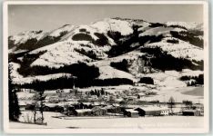6365 Kirchberg in Tirol 1941 Winter Kirche Feldpost WK II