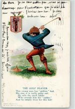 Golf 1906 Künstlerkarte