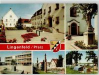 67360 W6722 Lingenfeld - Marktplatz Campingplatz Anlage Kreuz