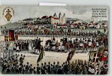 88250 W7987 Weingarten , Württ - Historische Prozession Blutritt