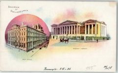 Philadelphia - Post Office Postamt Ridgway Library