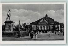 34117 W3500 Kassel , Hess - Denkmal Landgraf Friedrich II Staatstheater