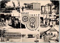 99084 O5000 Erfurt - Gartenbau Ausstellung 1961 Omnibus